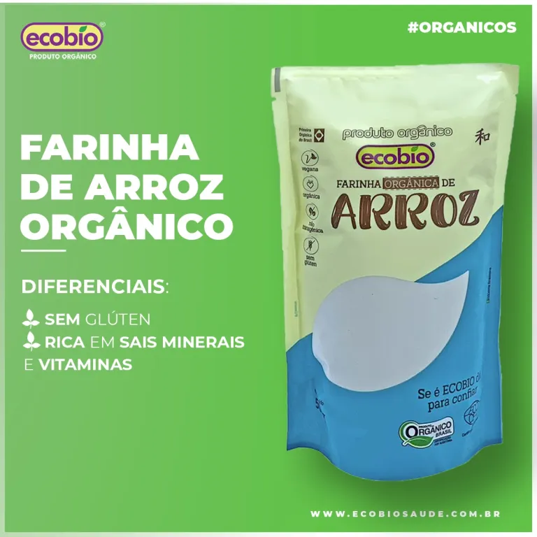 Farinha de Arroz orgânico
